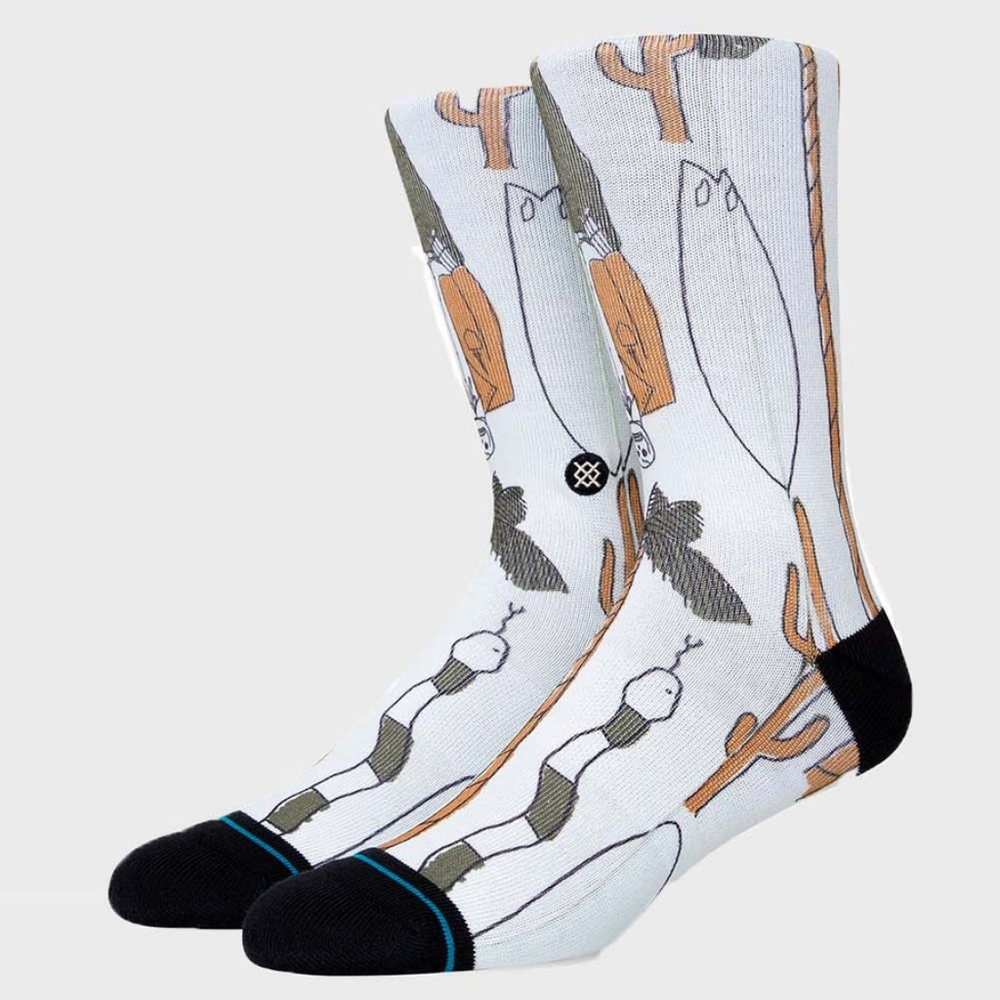 STANCE Ded Man Cushioned Mens Crew Socks sz L